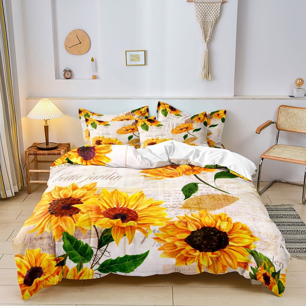 Ensemble de Literie Tournesol - Design Élégant et Confort Inégalé
