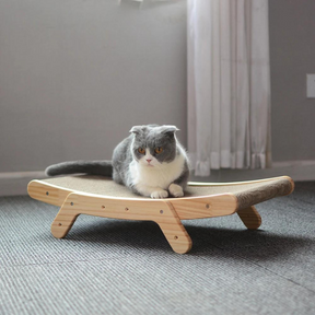 Lit pour Chat en Forme de Crabe - Tissu Doux et Remplaçable pour Confort
