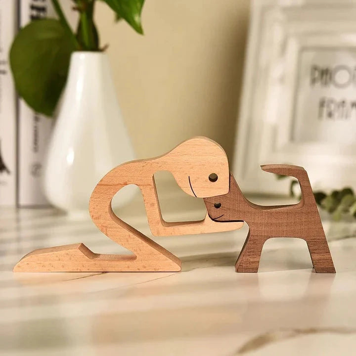 Figurines Animalières en Bois - Décoration Écologique et Artisanale
