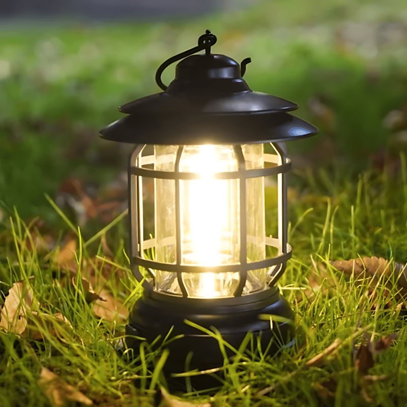 Lampe LED Vintage Portable - Éclairage Intelligent et Économique