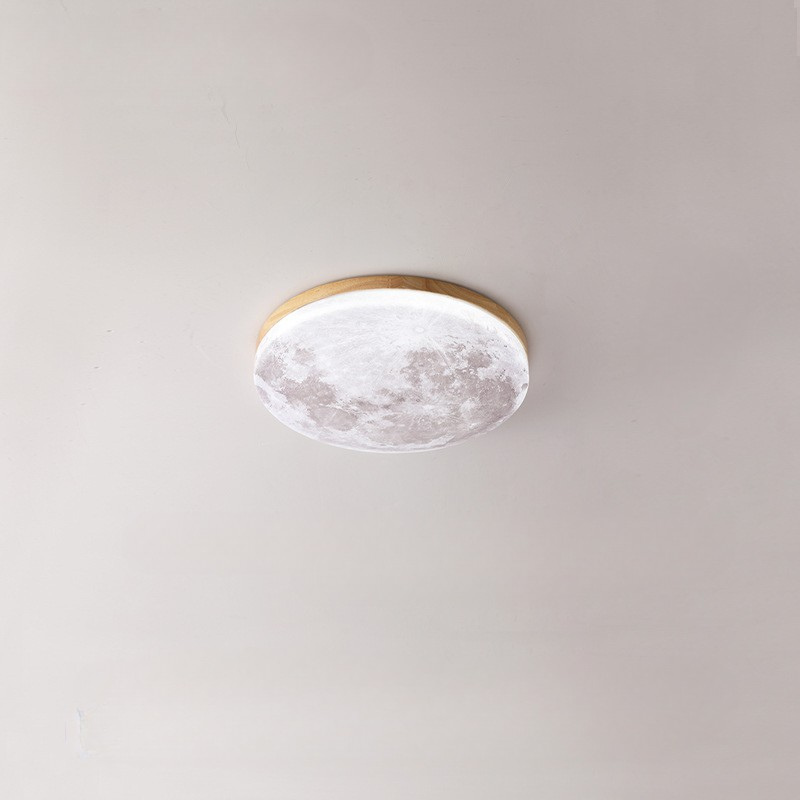 Lampe de Plafond Élégante en Bois - Design Minimaliste et Éclairage Accueillant