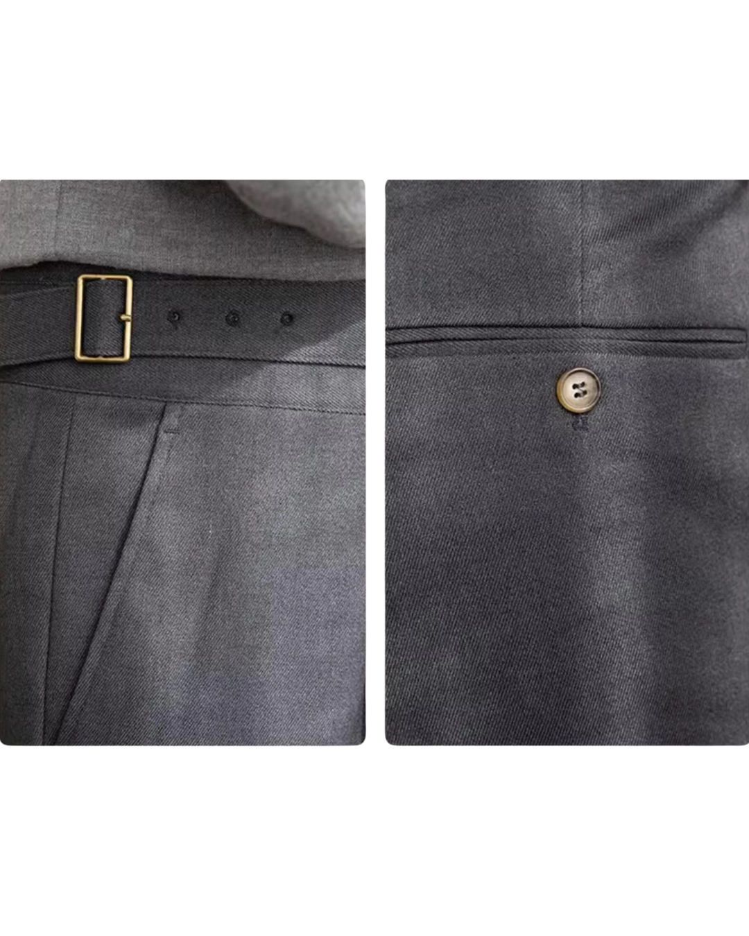 Pantalon Sur-Mesure Élégant pour Hommes - Polyvalent et Résistant aux Rides