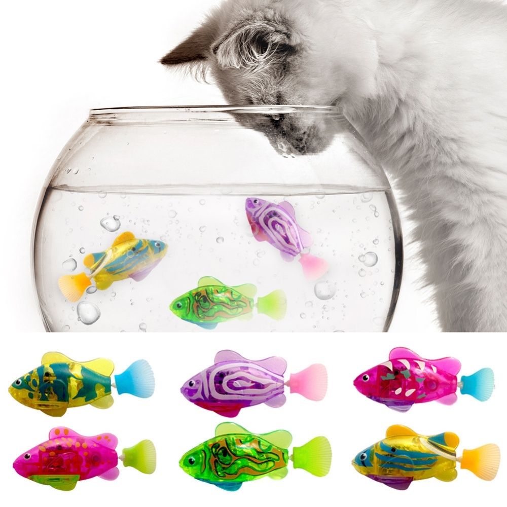 Jouets Interactifs pour Chats - Mouvement de Nage et Lumières Fascinantes