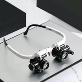 Lunettes de Grossissement LED Ajustables - Grossissement 8x, 15x et 23x