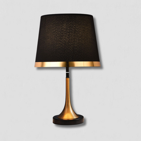 Lampe de Table Rétro en Or et Noir - Élégance et Glamour pour Votre Espace