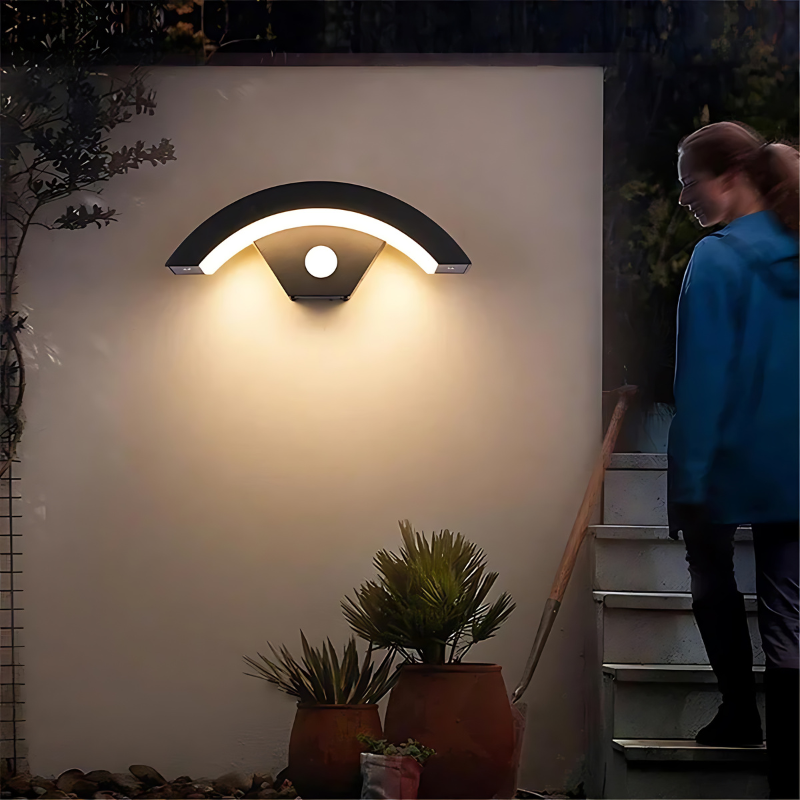 Applique Murale LED Extérieure - Étanche avec Détecteur de Mouvement