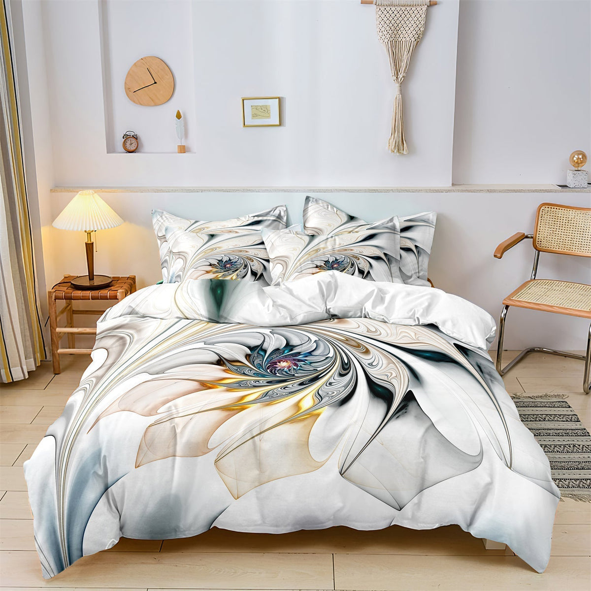 Ensemble de Literie Artistique Colorée - Confort et Style pour Votre Chambre