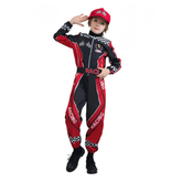 Costume de Pilote de Course Halloween - Ensemble Complet avec Accessoires Inclus