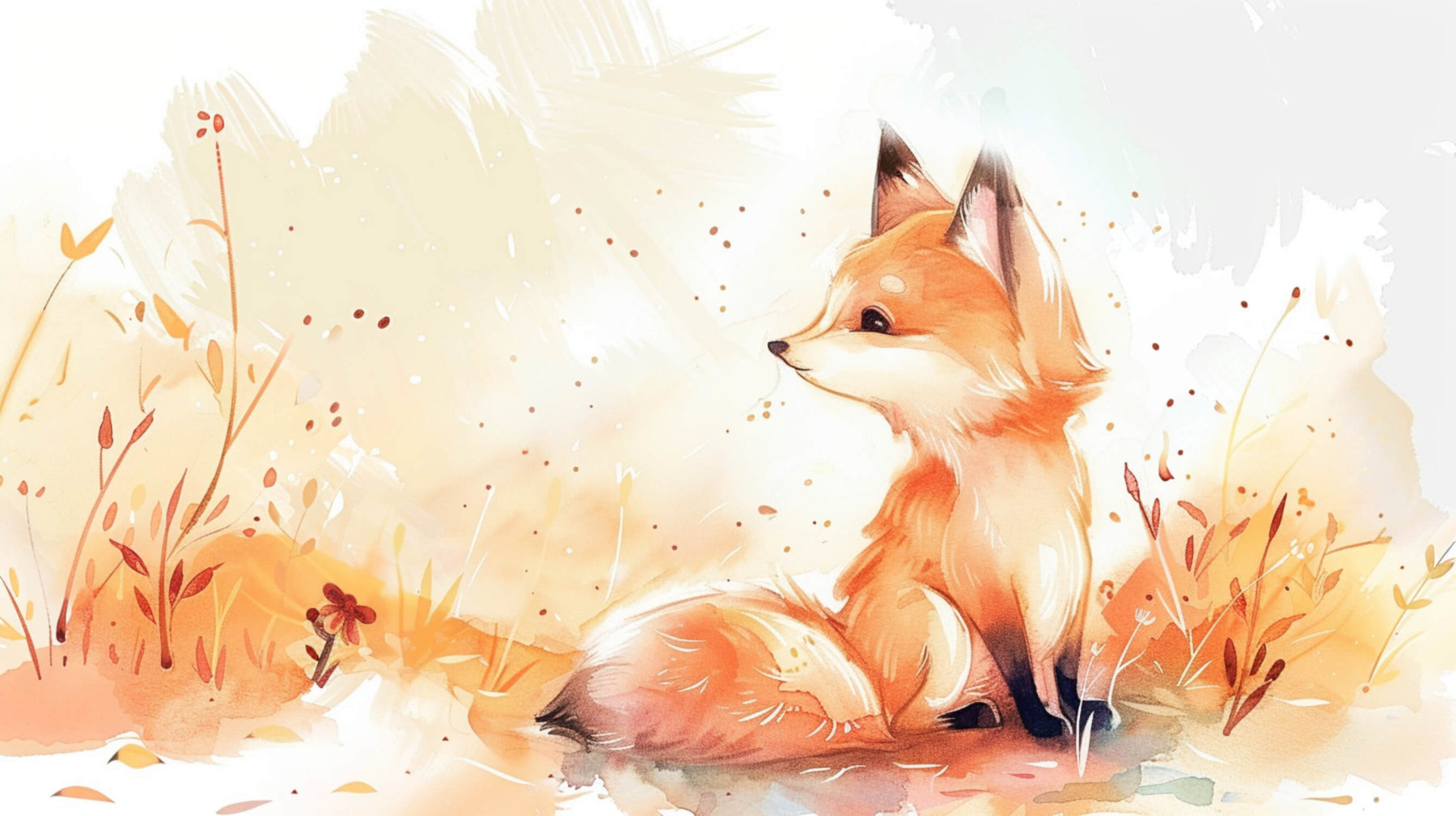 Children's Fox Wallpaper