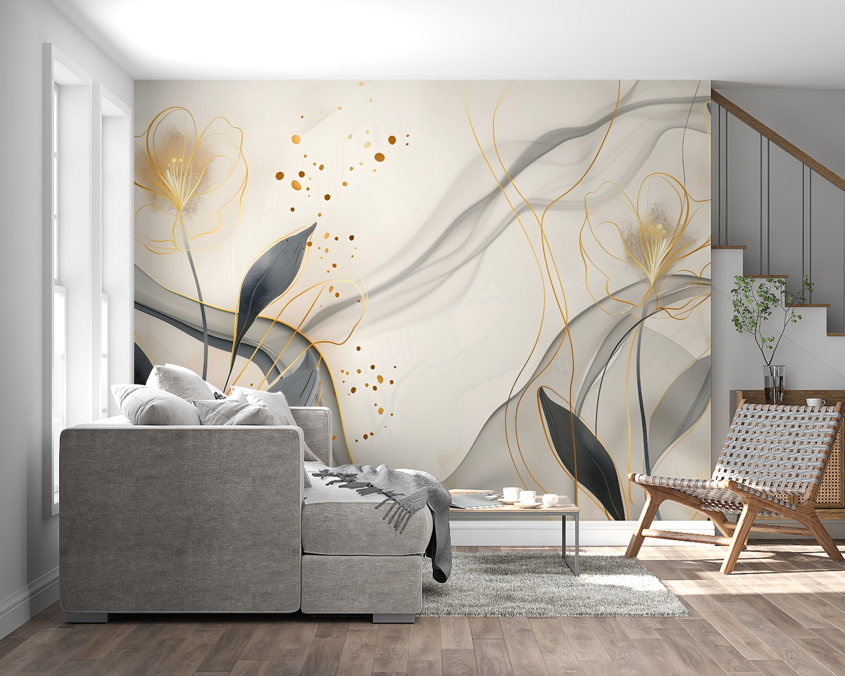 Gold Leaf Wallpaper