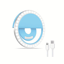 Lampe Anneau LED pour Selfie - Éclairage Doux et Rechargeable