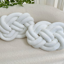 Coussins en Peluche en Forme de Nœud - Doux et Élégants pour Votre Intérieur