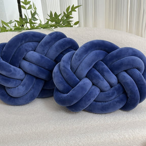 Coussins en Peluche en Forme de Nœud - Doux et Élégants pour Votre Intérieur
