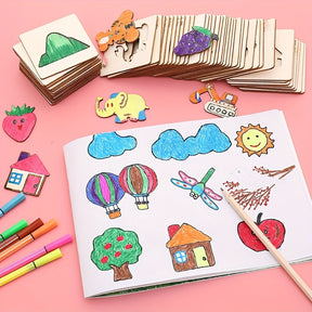 Ensemble de Dessin Montessori 20 Pièces - Développe Créativité et Motricité Fine