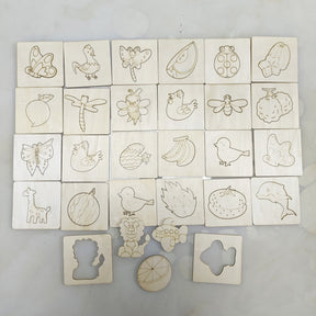 Ensemble de Dessin Montessori 20 Pièces - Développe Créativité et Motricité Fine