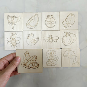 Ensemble de Dessin Montessori 20 Pièces - Développe Créativité et Motricité Fine