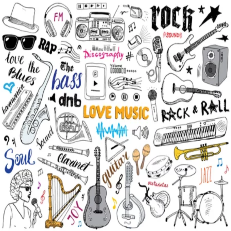 Music Wallpaper Original Décor
