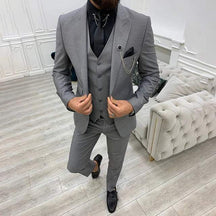 Costume Slim-Fit Élégant pour Hommes - Confort et Style pour Toutes Occasions