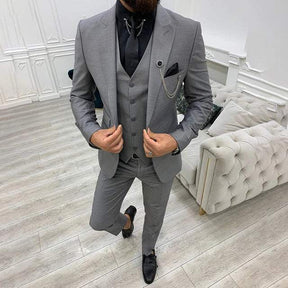 Costume Slim-Fit Élégant pour Hommes - Confort et Style pour Toutes Occasions