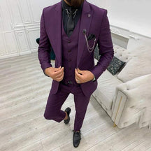 Costume Slim-Fit Élégant pour Hommes - Confort et Style pour Toutes Occasions