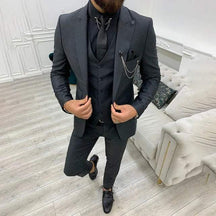 Costume Slim-Fit Élégant pour Hommes - Confort et Style pour Toutes Occasions
