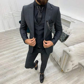Costume Slim-Fit Élégant pour Hommes - Confort et Style pour Toutes Occasions