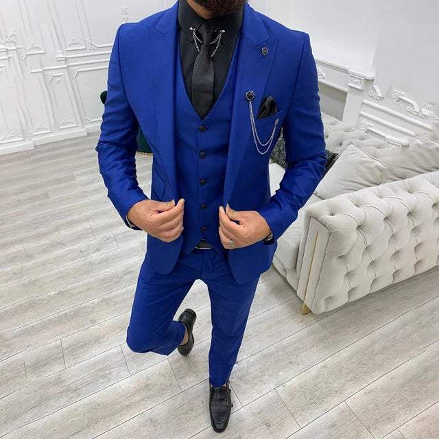 Costume Slim-Fit Élégant pour Hommes - Confort et Style pour Toutes Occasions