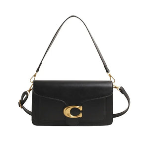 Sac à Épaule Minimaliste pour Femmes - Rangement Multi-couches et Style Neutre