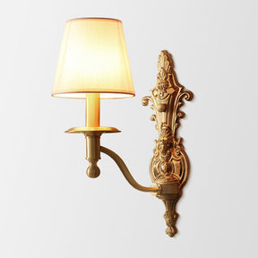Applique Murale en Cuivre - Design Élégant avec Lumière Douce