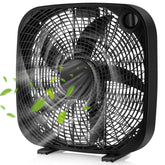 Ventilateur de Sol Portable 20 Pouces - Débit d'Air Puissant et Silencieux