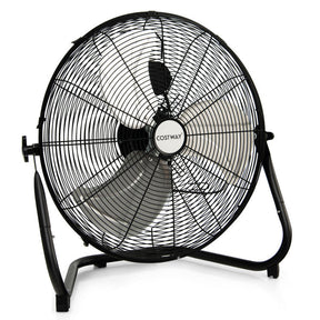 Ventilateur de Sol Haute Vitesse 20 Pouces - Design Métallique Durable avec 3 Vitesses