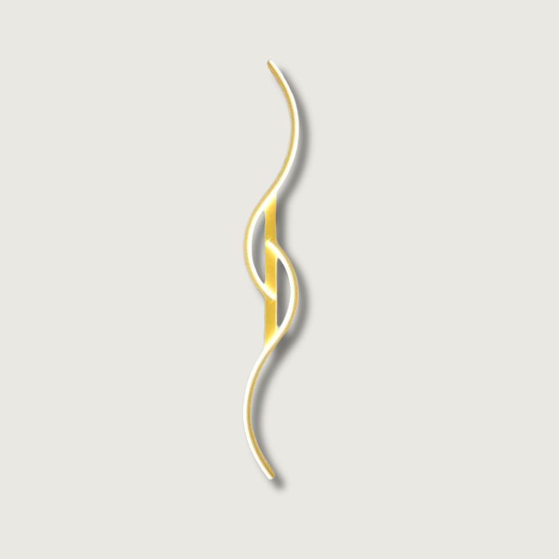 Applique Murale LED Contemporaine - Design Artistique et Éclairage Polyvalent
