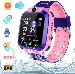 Montre GPS pour Enfants - Suivi en Temps Réel et Bouton SOS
