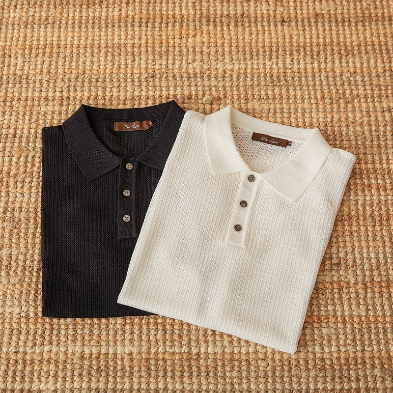Polo en Coton Mercerisé pour Homme - Confort Luxueux et Élégance Intemporelle