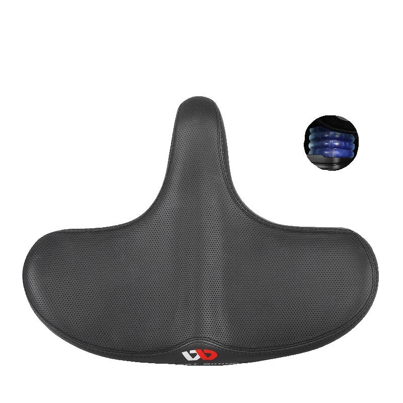 Selle de Vélo Confortable pour Longue Distance - Coussin Élargi et Absorption des Chocs