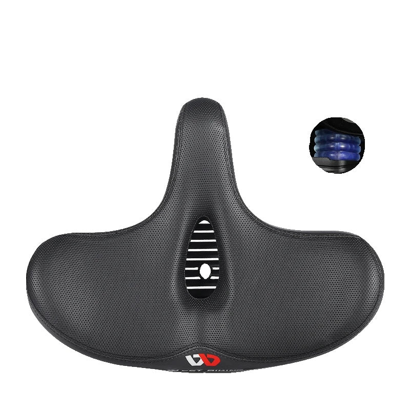 Selle de Vélo Confortable pour Longue Distance - Coussin Élargi et Absorption des Chocs