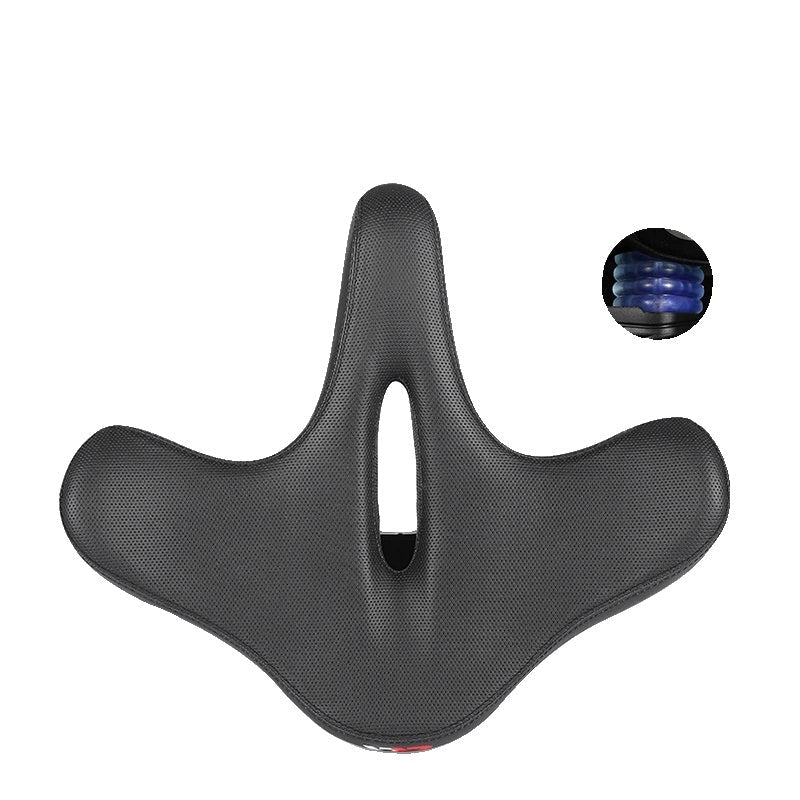 Selle de Vélo Confortable pour Longue Distance - Coussin Élargi et Absorption des Chocs
