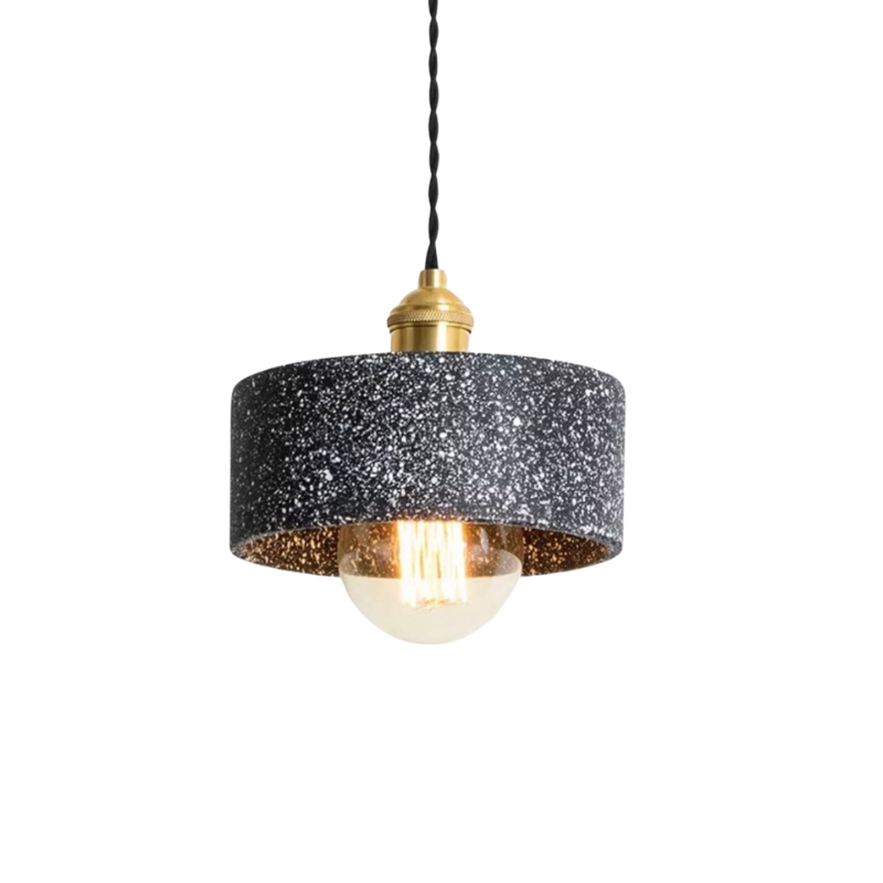Lampe Suspendue en Béton Design - Élégance Industrielle et Cordon Réglable