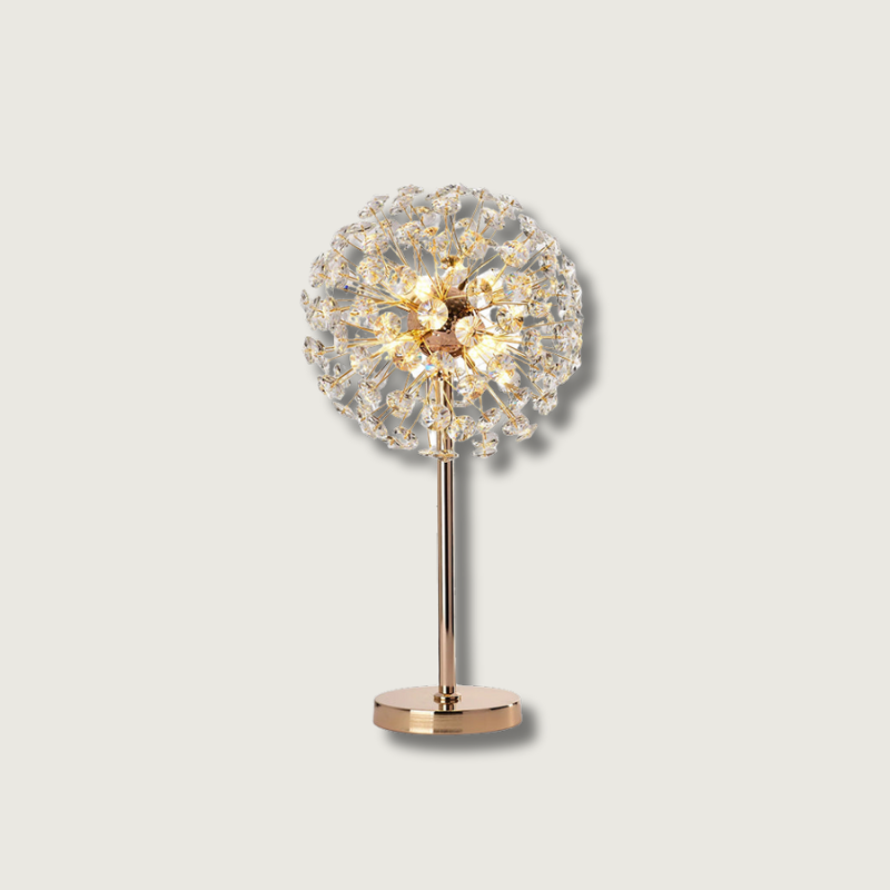 Lampe de Table en Cristal Pissenlit - Design Élégant et Raffiné pour Intérieur