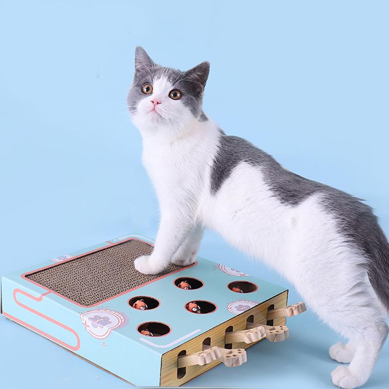 Parc à Chats Interactif 3-en-1 - Jouet Écologique et Gain de Place