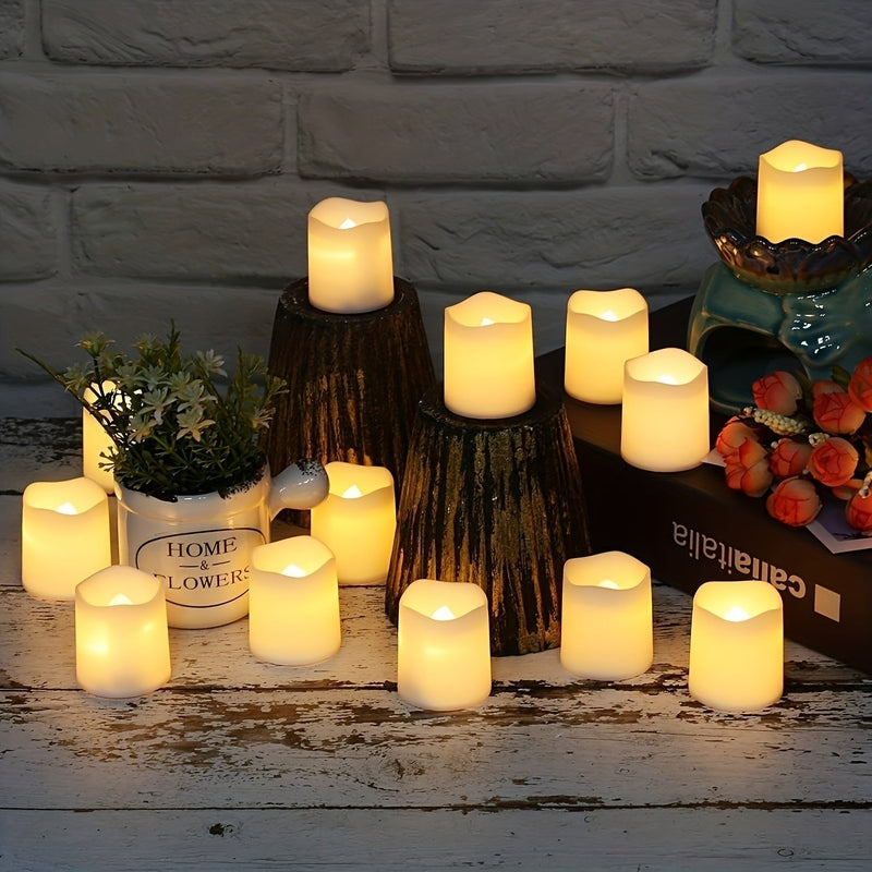 Bougies LED pour Ambiance Festive - Sûres et Élégantes pour Toutes Occasions