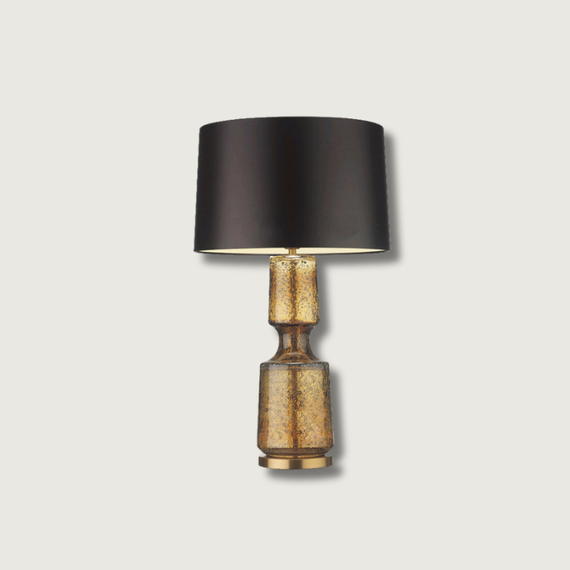 Lampe de Table en Métal et Verre - Design Élégant et Atmosphère Sophistiquée