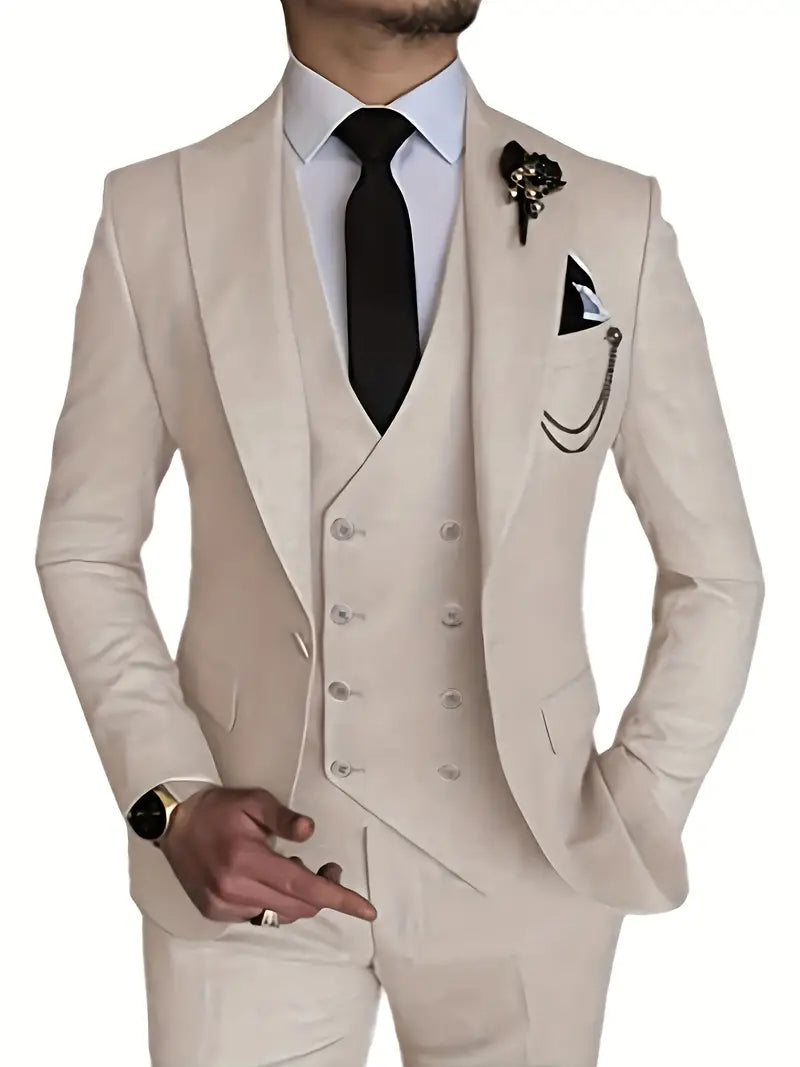 Costume 3 Pièces pour Homme - Élégance et Confort au Quotidien