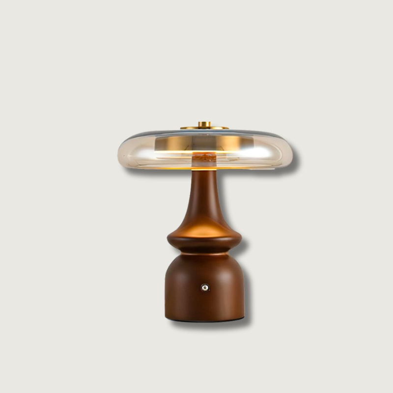 Lampe d'Accent Moderne en Verre - Ambiance Chaleureuse et Élégante
