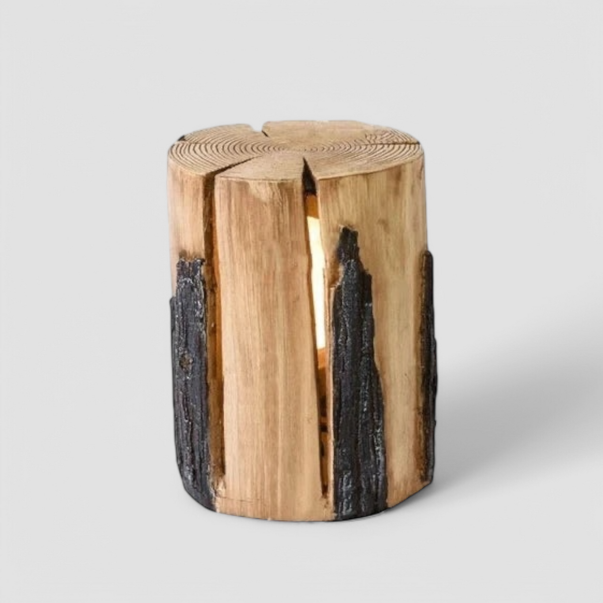 Lampe d'extérieur Imitation Souche d'Arbre - Durée de Vie de 50 000 Heures