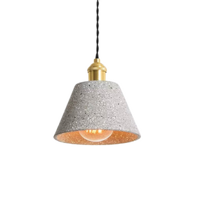 Lampe Suspendue en Béton Design - Élégance Industrielle et Cordon Réglable
