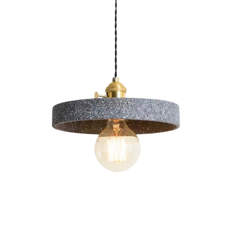 Lampe Suspendue en Béton Design - Élégance Industrielle et Cordon Réglable