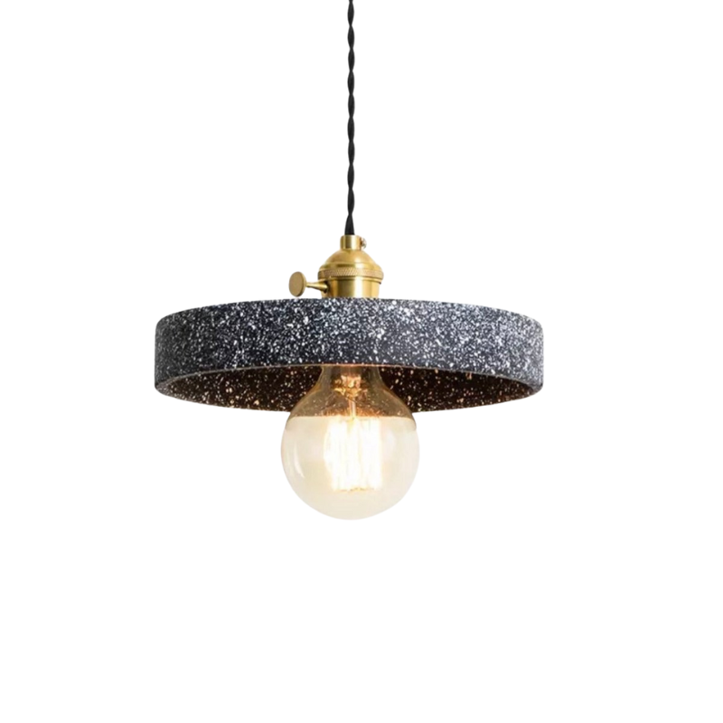 Lampe Suspendue en Béton Design - Élégance Industrielle et Cordon Réglable