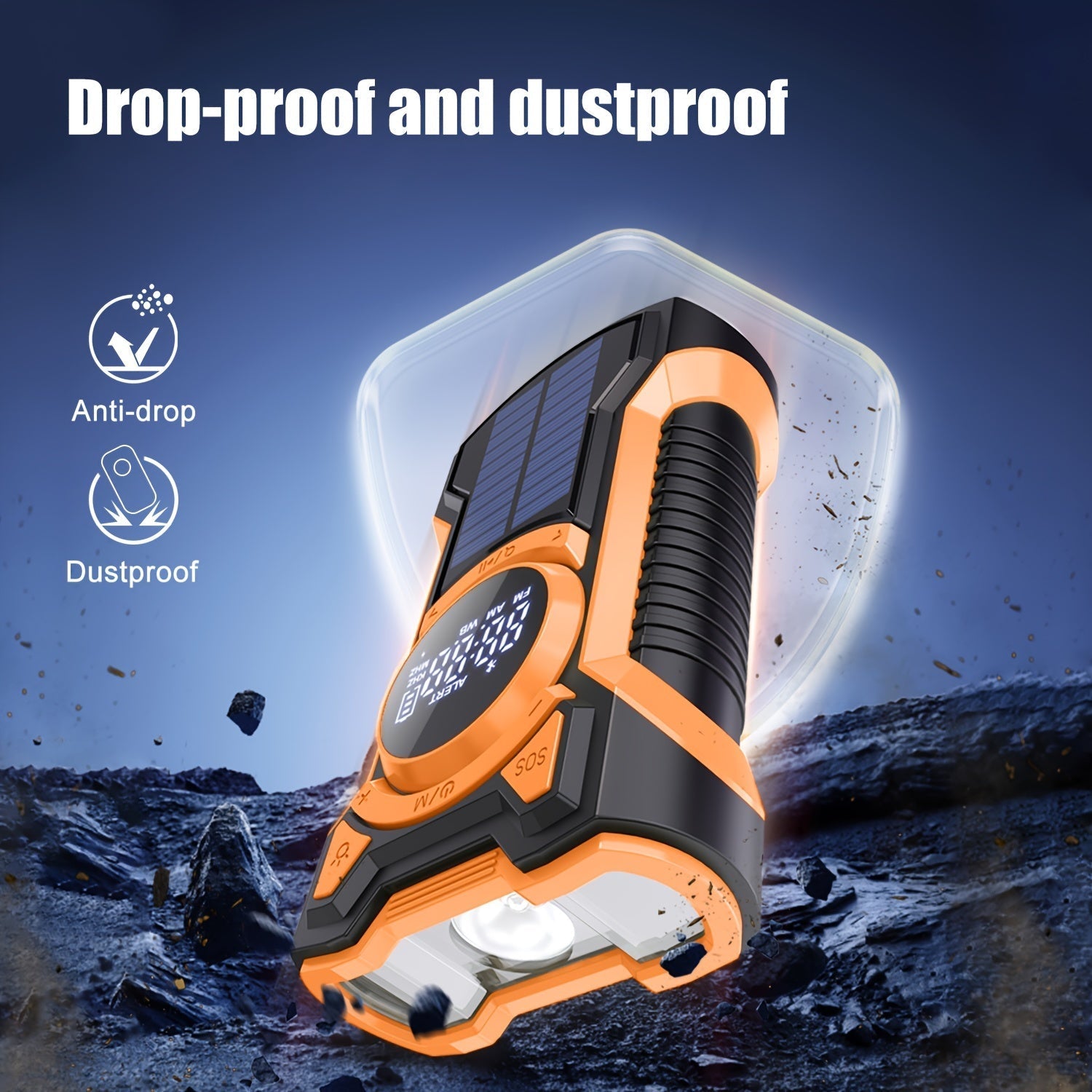 Radio d'Urgence Multifonctionnelle - Idéale pour Camping et Situations d'Urgence