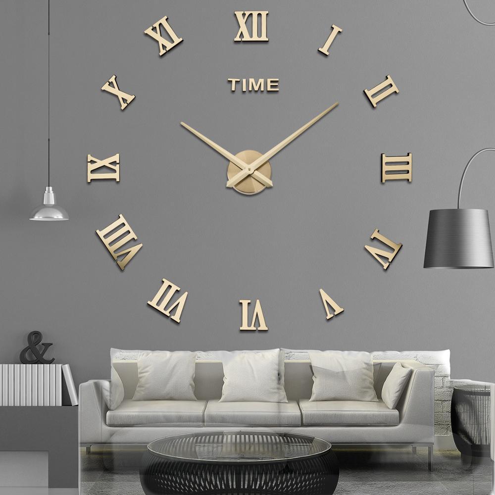 Horloge Murale Géométrique Moderne - Décoration Élégante pour Salon